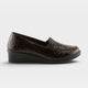 DARK BROWN CROCO