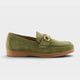 OLIVE SUEDE
